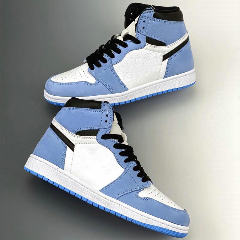 

University Blue 1 High OG Mans Basketballs Sports Shoes 1s Designer Trainers Mens Sneakers, 1s university blue
