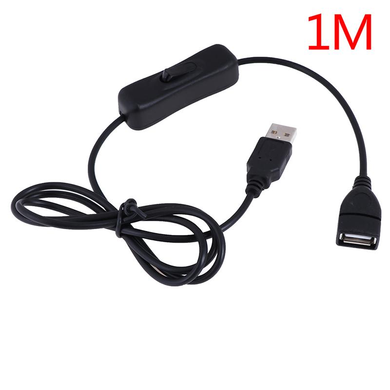 

Video Cables & Connectors USB Cable Male To Female Switch ON OFF Toggle LED Lamp Power Line Black Electronics Date Converting 1M Quantity: 1