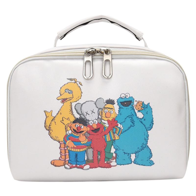 

Cartoon Print Women Cosmetic Bag Waterproof Large Capacity Portable Wash Bags Travel Business Trip Tour Makeup Storage & Cases