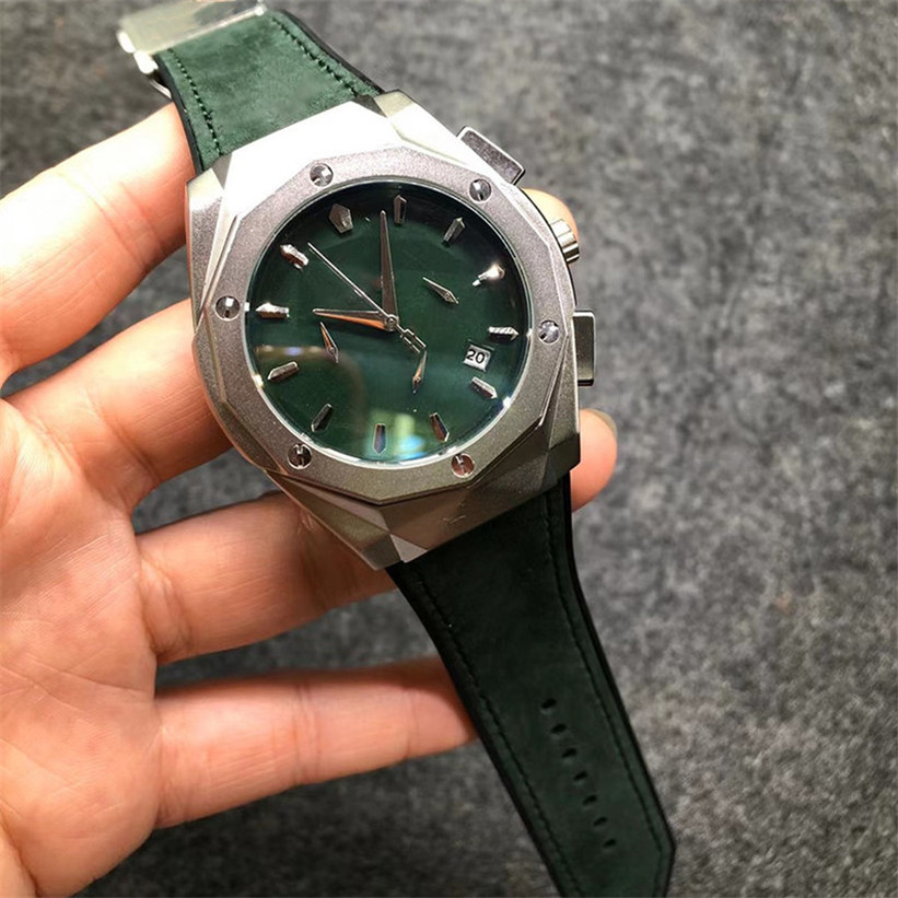 

1-Men's fashion watches multicolor strap stainless steel dial luxury sports outdoor business quartz brand watch montre de luxe, No watch