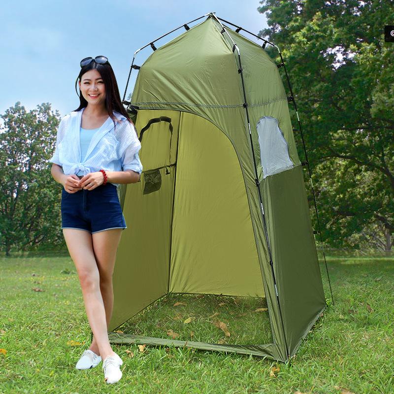 

Tents And Shelters Portable Privacy Shower Toilet Camping Fishing Up Tent Army Green UV Function Outdoor Dressing Pography