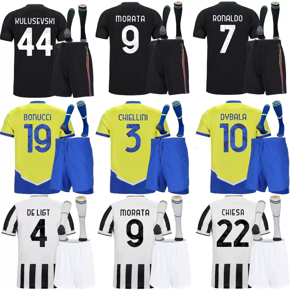 

LOCATELLI KAIO JORGE Kids Soccer jerseys 2021 2022 BERNARDESCHI DYBALA MORATA CHIESA RABIOT CUADRADO McKENNIE football kit shirt 21 22 chiellini bonucci boys sets, Home kids sets