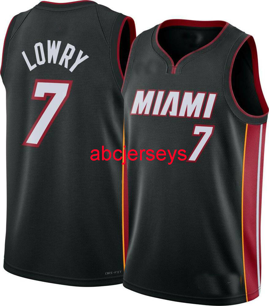 

Kyle Lowry #7 Black Swingman Jersey Embroidery Basketball Jersey -5XL 6XL