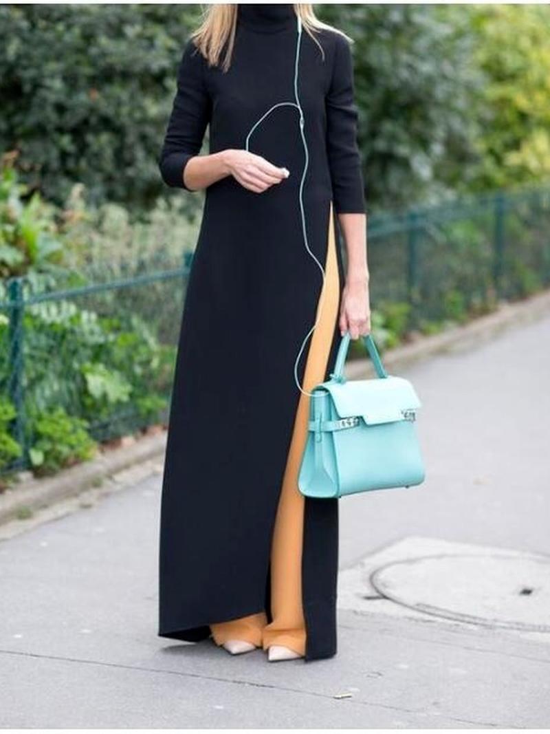 

Casual Dresses Robe Femme Abaya Dubai Turkey Hijab Muslim Dress Islamic Clothing Evening Party Abayas Women Longue Musulman De Mode, Black