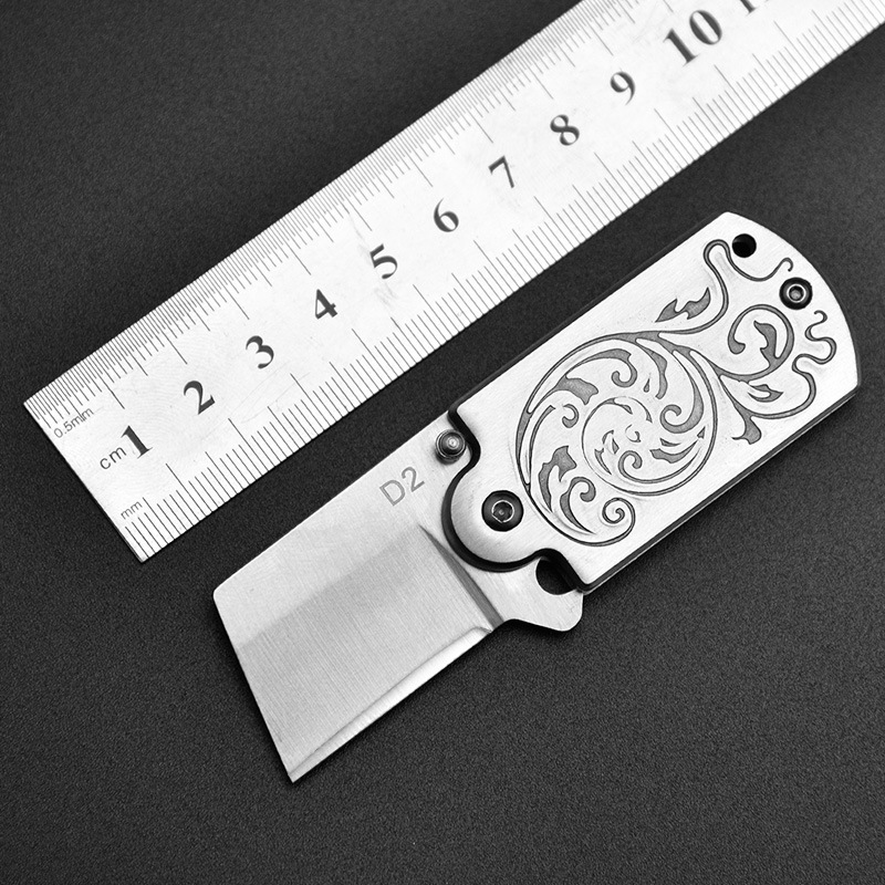 

Mini blade Pocket Knife Cold Steel EDC Outdoor Camping Keychain Self Defence Multi Tool Gifts For Men
