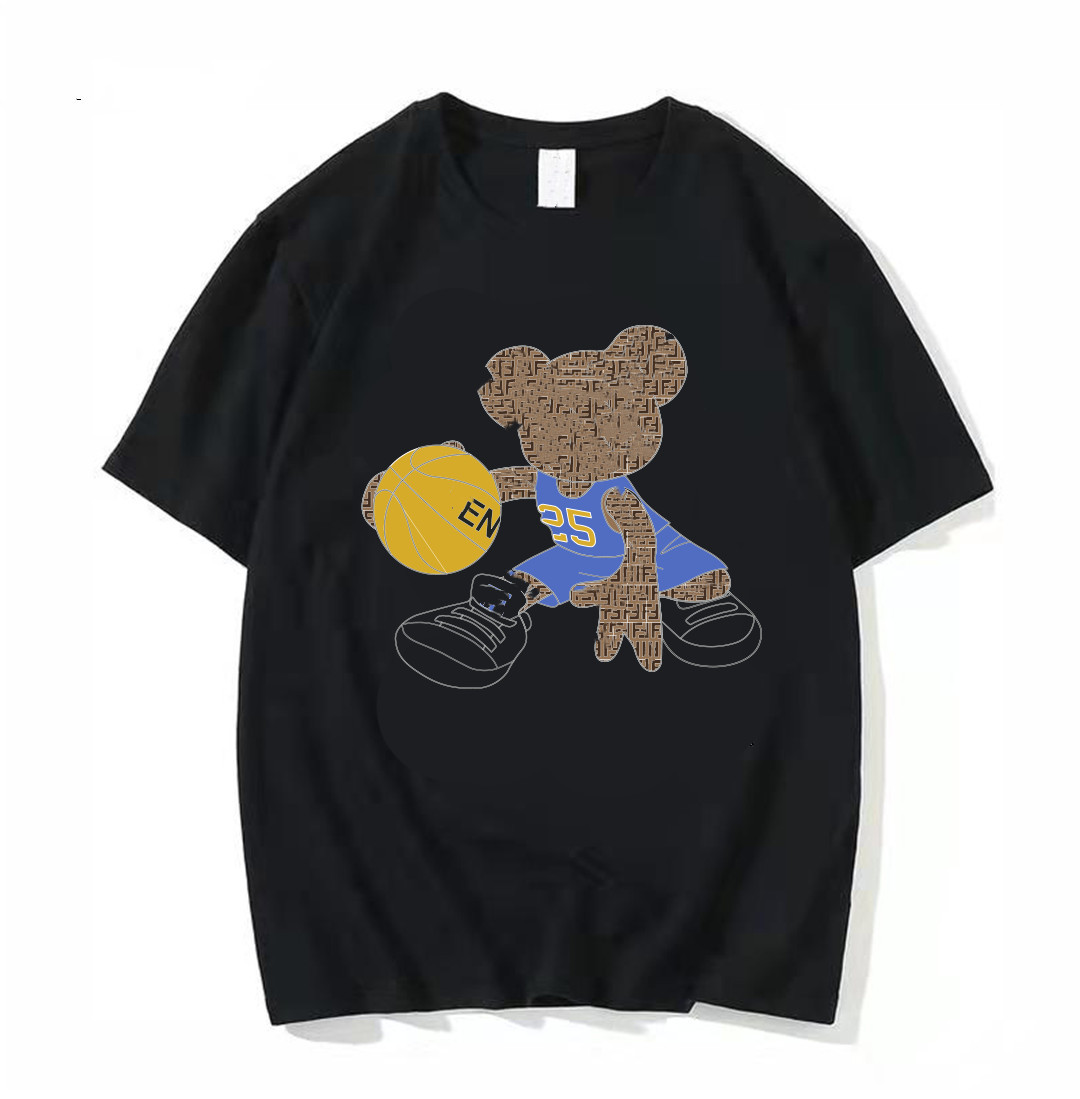 

2022 Women Mens Designers T Shirts Tshirts Fashion Animal Letter Printing Short Sleeve Lady Tees Luxurys Womens Casual Clothes -5XL#06, Ivory