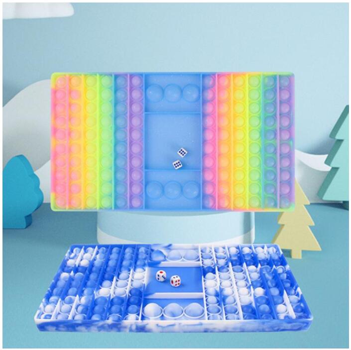 

Giant Large Chessboard Fidget Toys Party Favor Push Bubble Squeeze Sensory Bath Decompression Toy poo-its Bubbles Board Mega Jumbo Size Desktop Game DHL CS06