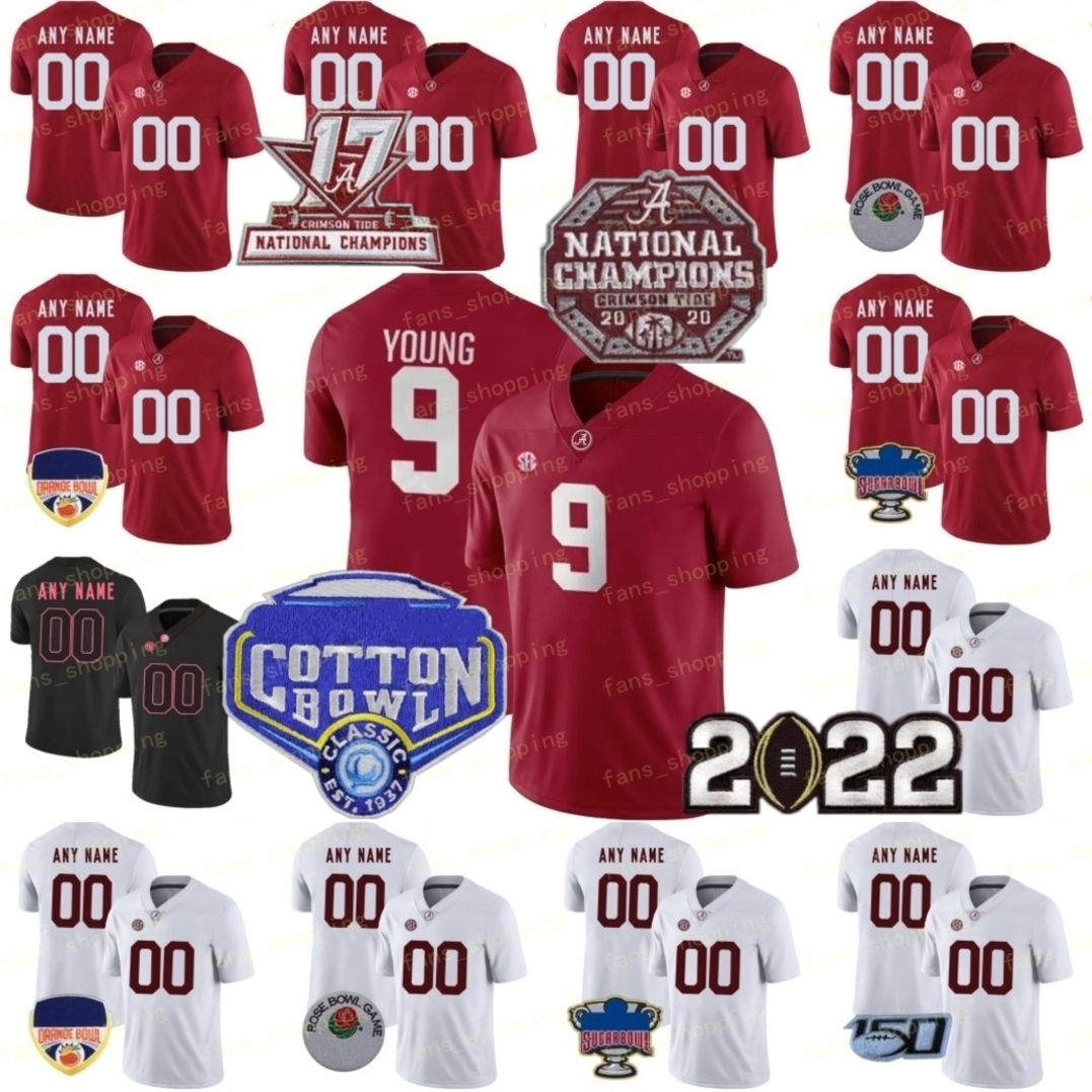 

2022 Playoff Alabama Crimson Tide Football Jersey College Bryce Young Brian Robinson Jr. Will Anderson Jr. McKinstry John Metchie III Jameson Williams Sanders To'oTo'o, As