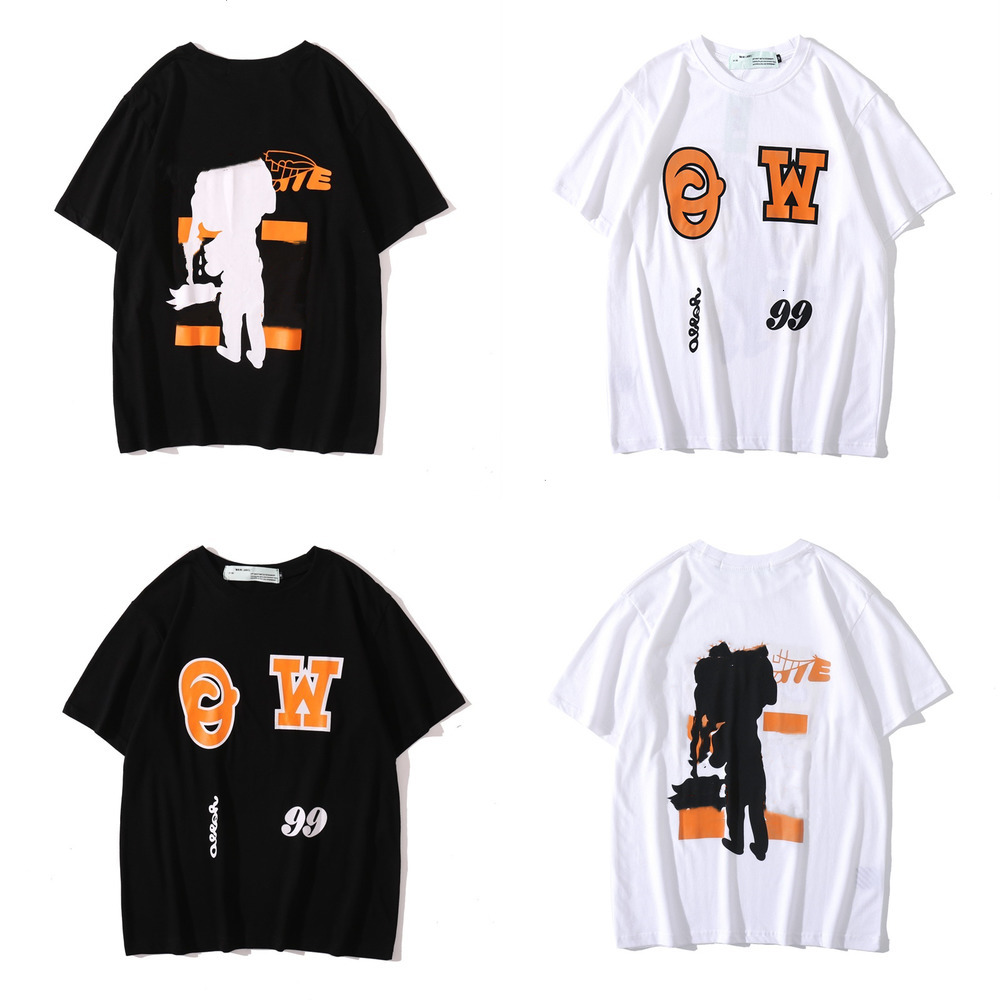 

Summer Mens Womens Designers T-Shirts Loose Tees Fashion Brands Tops Man S Casual Shirt Luxury Clothing Street T-shirt-cz02 wsnff, White;black