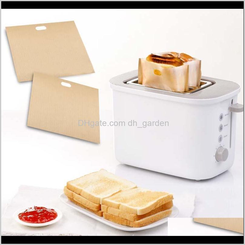 

Other Bakeware Grilled Cheese Sandwiches Reusable Nonstick Toaster Bags Bake Bread Bag Toast Microwave Heating Bh3058 Tqq N5Zf4 Oglhj