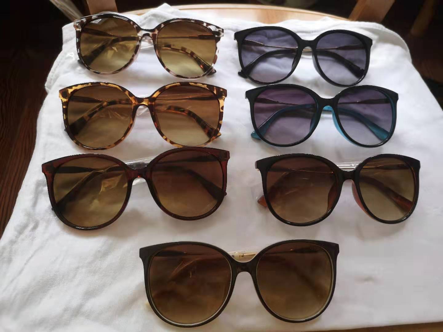 

LUXURY women BIG frame Brand Designer Sunglasses UV protection Summer Style Top Quality Outdoor Sunnies 7 colors 10PCS fast ship factory price