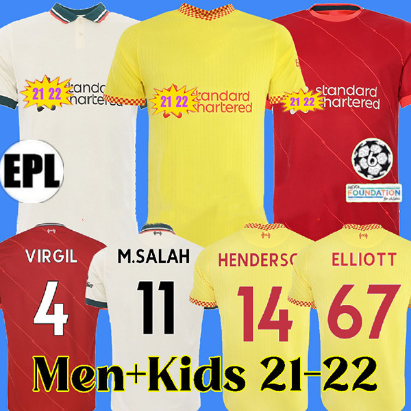

21 22 LVP soccer jersey SALAH ALEXANDER ARNOLD ROBERTSON Mane Firmino VIRGIL DIOGO J Thiago A.BECKER M.SALAH football shirt 2021 2022 KEITA WIJNALDUM Men Kids Kits, 3rd kid