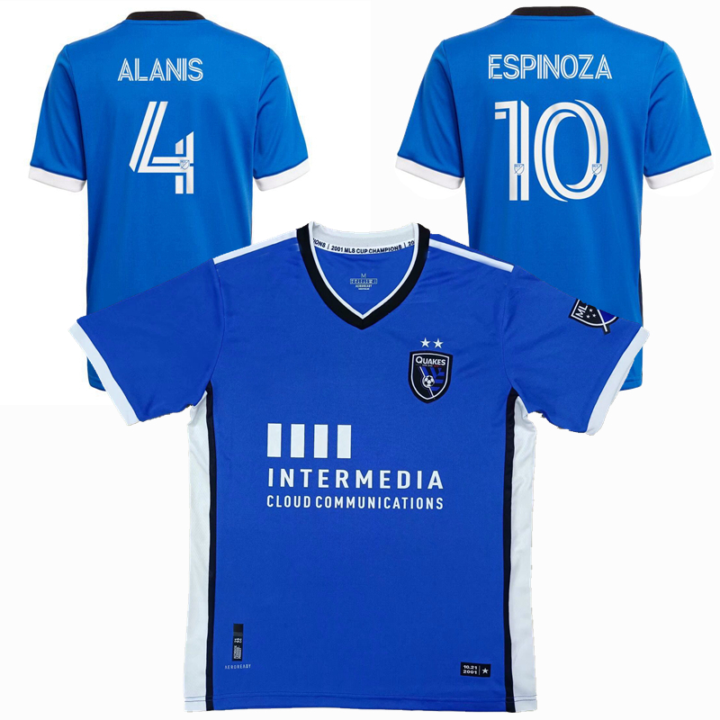 

2021 2022 San Jose Earthquakes Soccer Jerseys ESPINOZA WONDOLOWSKI home away 21 22 football shirt, Black;yellow