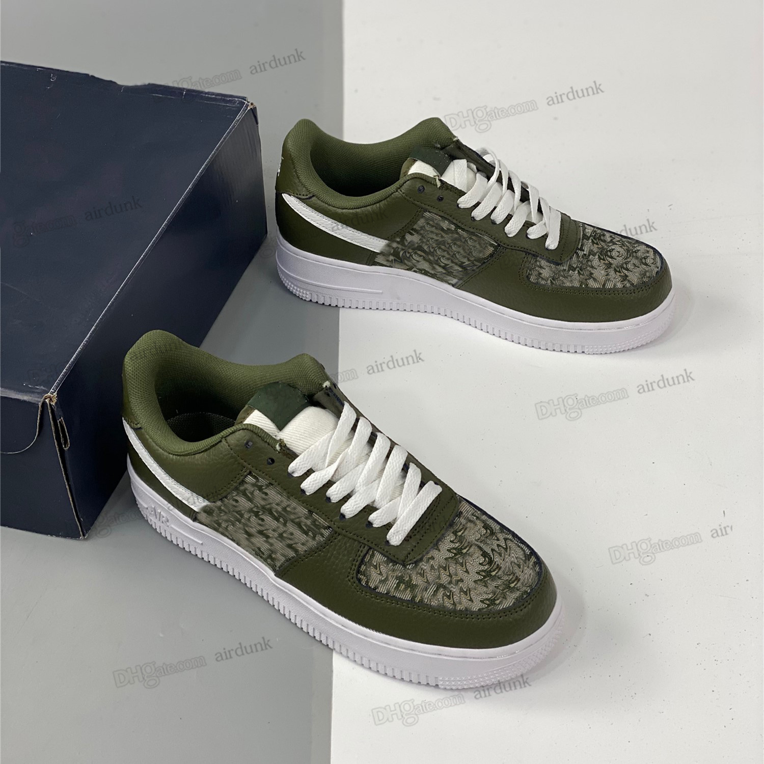 

high-quality 1.1 genuine leather green shoe Men Women Airforce Force 1 Low Cut One 1s Casual shoes White Black Sports Skateboard Classic Trainers High Sneakers DO 1#, I need look other product