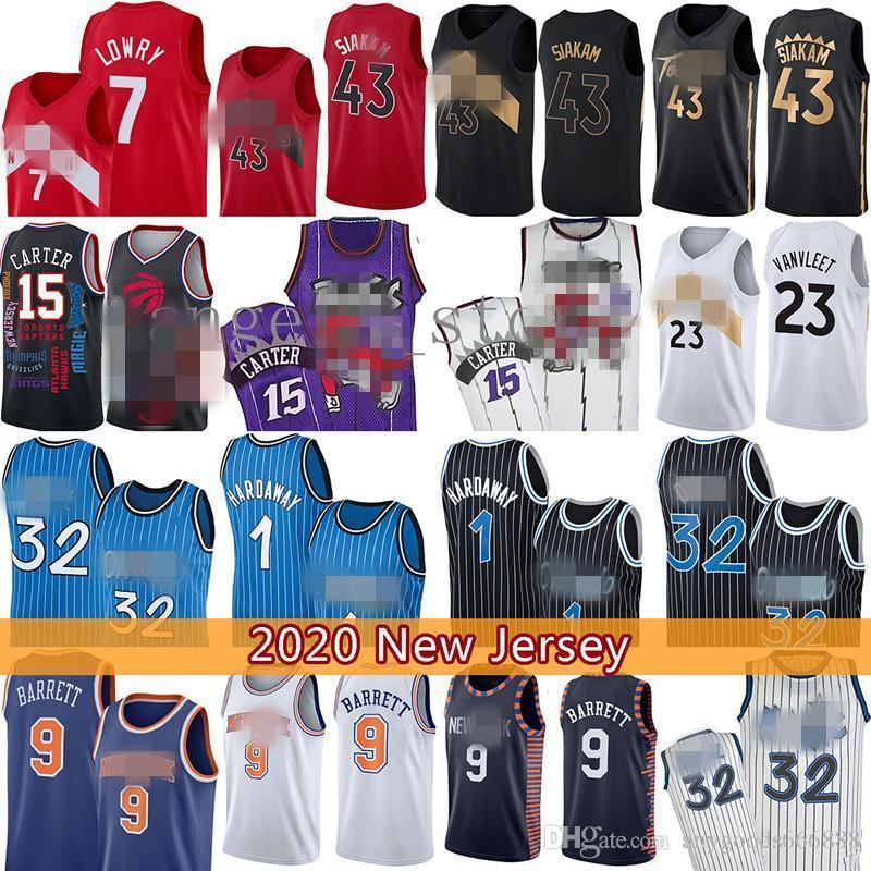 

Shaquille 32 O'Neal NCAA Penny Tracy 1 Hardaway McGrady Basketball Jersey RJ 9 Barrett New York Knicks Orlando Magic Jersey, Black;red
