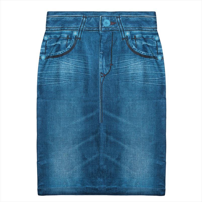 

denim trendy retro washed women skirt high waist summer black blue hip jeans brand