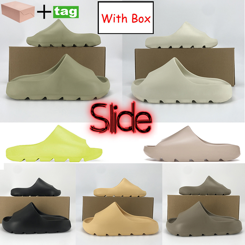 

Enfora slide slippers resin earth brown bone soot Enflame Orange Dark Desert Sand Pure Glow Green men women sneakers slipper, Bubble wrap packaging