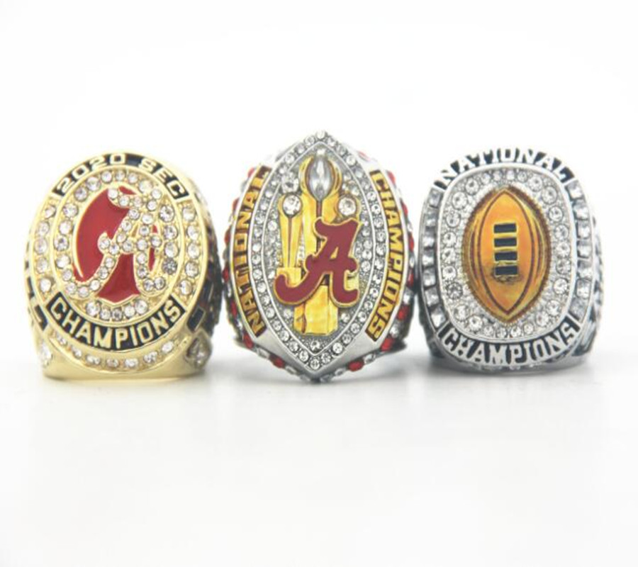 

Fans'Collection 2020-2021 Alabama red tide University Ring Championship Sport souvenir Fan Promotion Gift wholesale