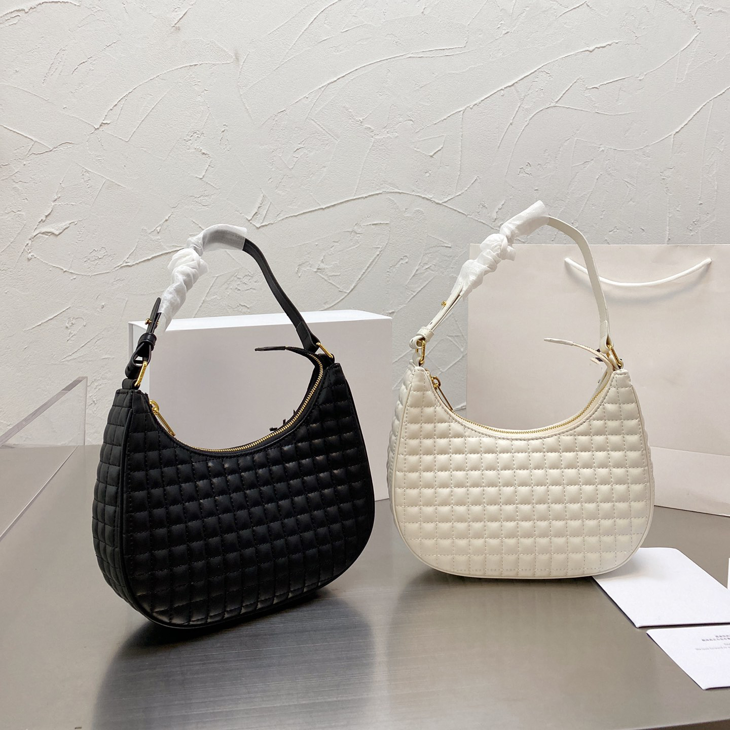 

Luxurys Designers Bags Women Shoulder Bag Handbag Famous Brand High Quanlity Designed for Men and Womam Black and White Underarm bages