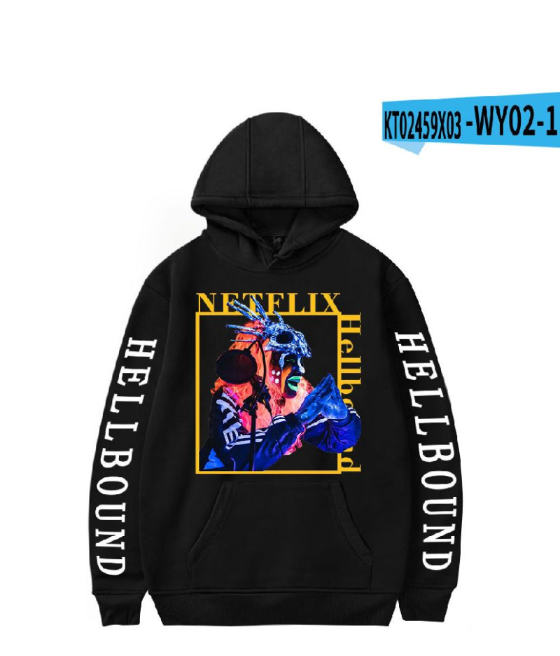 

Women's Hoodies & Sweatshirts The 2021 Korean Dramas In Same Hell Minister Hooded Sweater Fleece Single Men And Women With Coat, Black