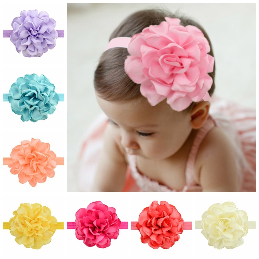 

Hair Accessories Baby Girls Headbands Vivid bury flower Infant Kids Headwear Cute hairbands Ornaments peony Head bands KHA19 KOVO, 12 colors