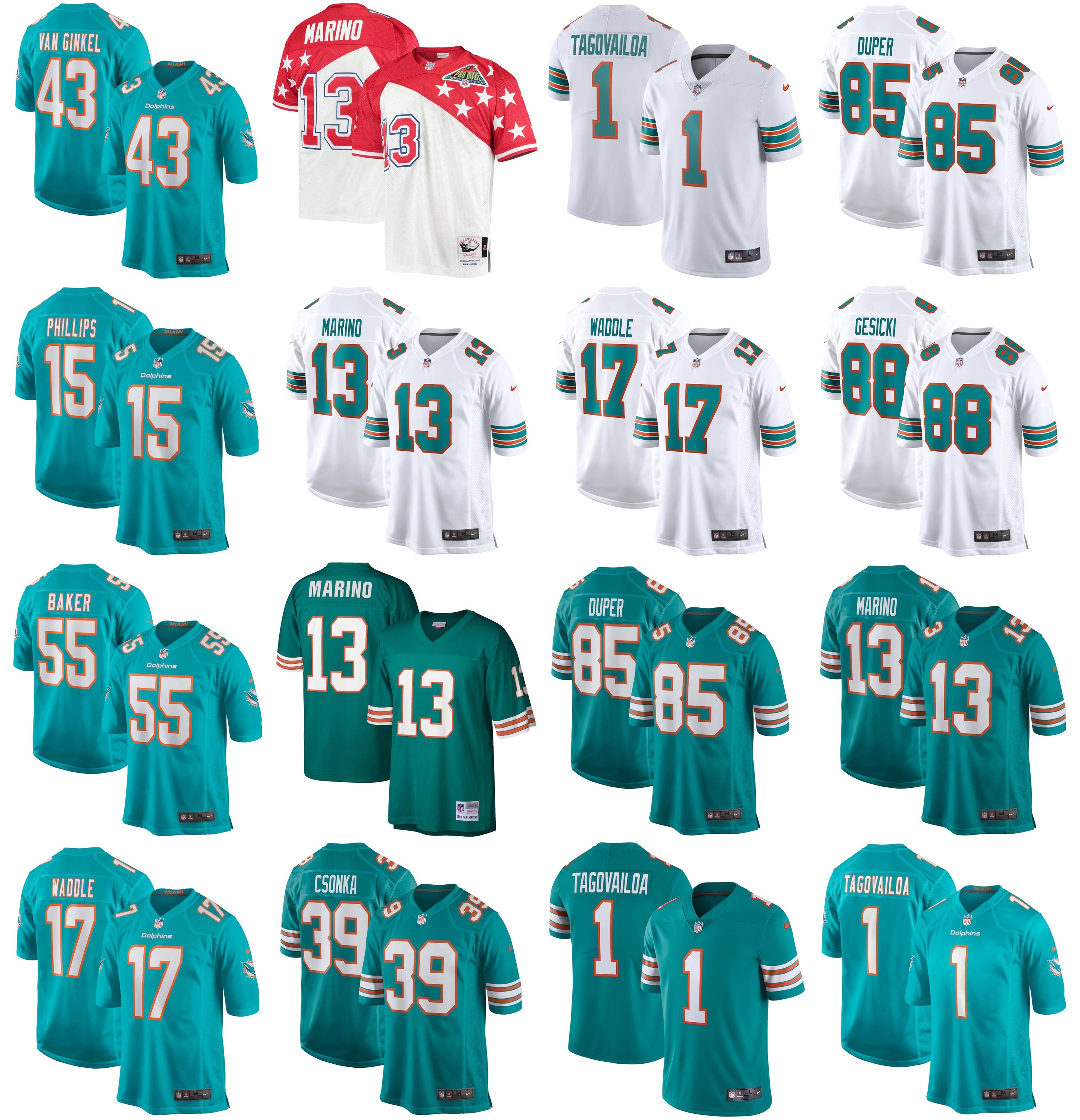 

2021 American Football Jerseys Miami Dolphins Jersey Tua 1 Tagovailoa Larry 39 Csonka Dan 13 Marino Jaelan 15 Phillips Andrew 43 Van Ginkel, Black;red