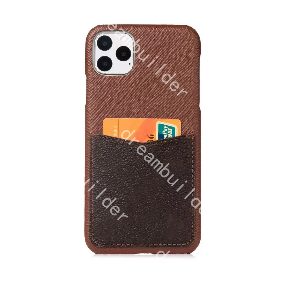 

Designer Fashion Mobile phone Cases For iPhone 14 Pro Max 12 13 14 PLUS 11 X XS XR XSMAX PU classic leather protection case designer cover with box cardholder shell, Brown flower