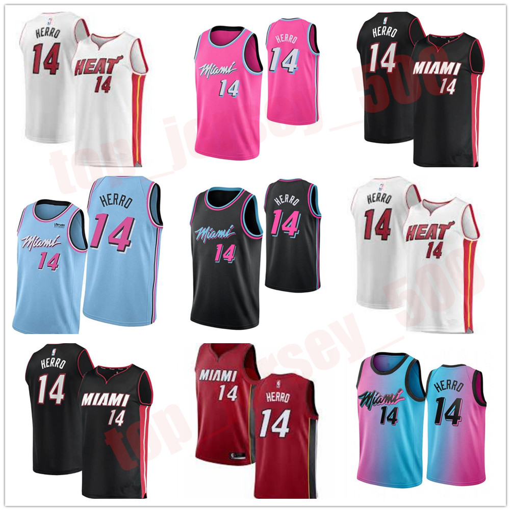 

2021-2022 High quality Stitched Basketball jersey 14 Tyler Herro, As shown in illustration
