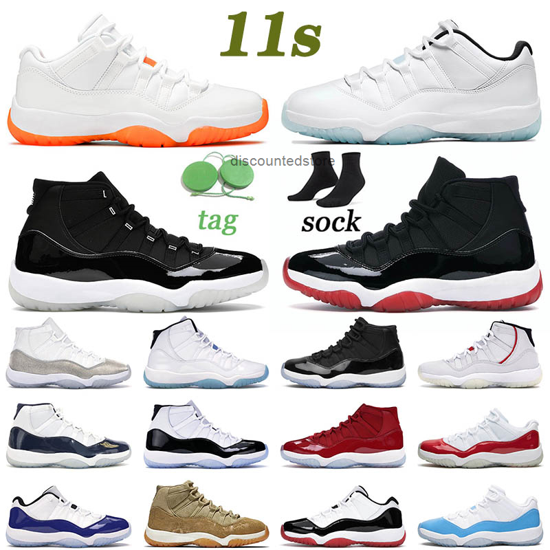 

Top Quality Basketball Shoes 11 11s XI Low Legend Blue Citrus 25th Anniversary Bred Cap And Gown Varsity Red Space Jam Trainers Sneakers, D35 low le snakeskin - light bone 36-47