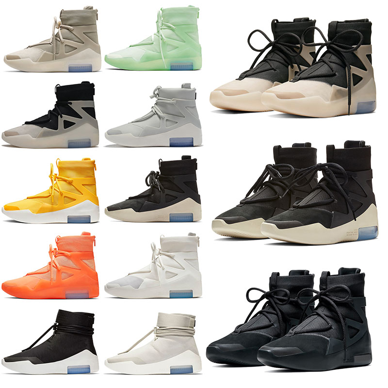 

Wholesale FOG Authentic Fear of God 1 Basketball Men Women Sports Shoes String The Question Amarillo Orange Pulse Sail Frosted Spruce Boots High quality Sneakers, #1 40-46