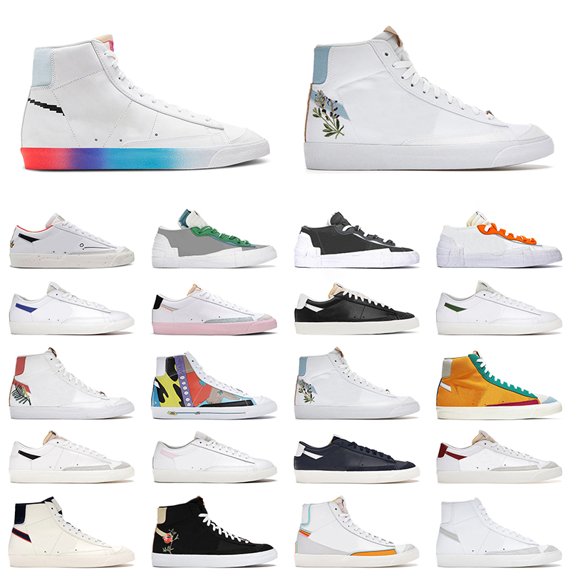 

blazer mid 77 men women casual shoes white indigo have a good game vintage cool grey suede outdoor mens trainer sneakers