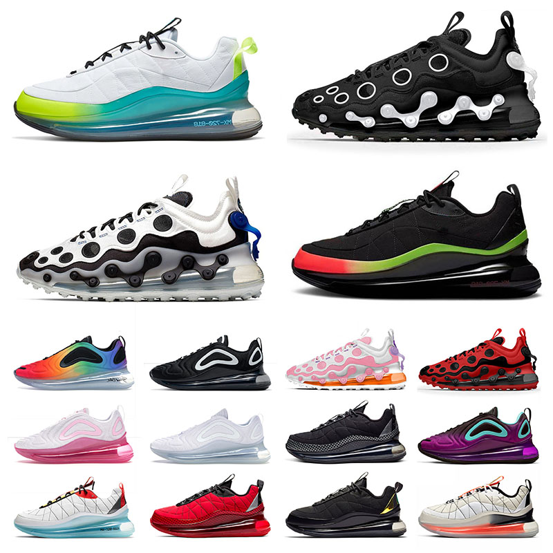 

MX 720s 818 ISPA Mens Womens Running Shoes Triple Black White Trainers Tennis Sea Forest Runners Bubble Pack Purple Sports Sneakers Outdoor Racer, D28 black magma 36-45