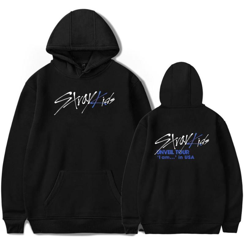 

Men's Hoodies & Sweatshirts Stray Kids Women Men Harajuku Streetwear Sweatshirt Hoodie Casual Pullover Oversized Boy Girl Tops Clothing, Black
