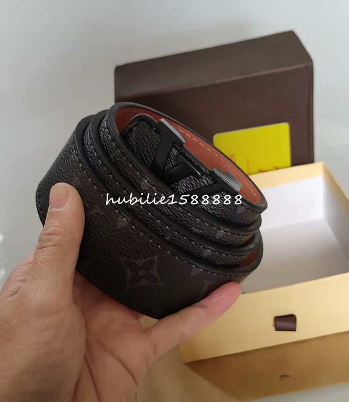 

Gold Silver Multi Hardware High Quality Belt For Men And Women Retail Wholesale Louis Belts Vitton Lv Welcome Customers Have Box, Black;brown
