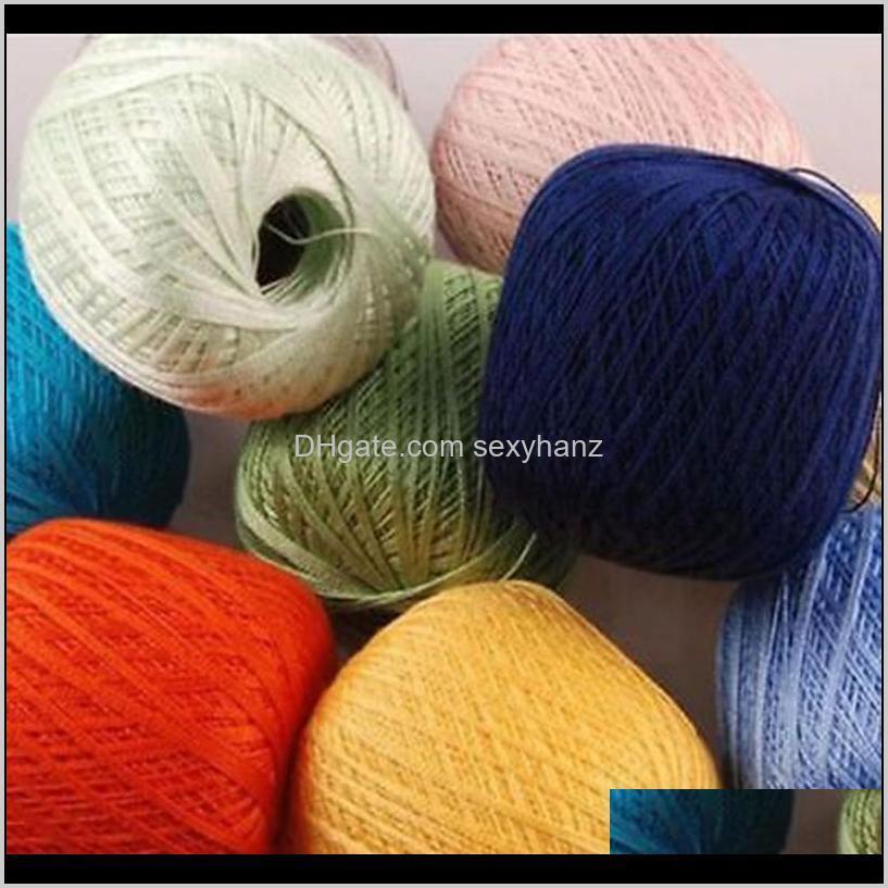 

Fabric Apparel Drop Delivery Wholesale Cord Thread Yarn Embroidery Crochet Knitting Lace Handicraft Tool, See options