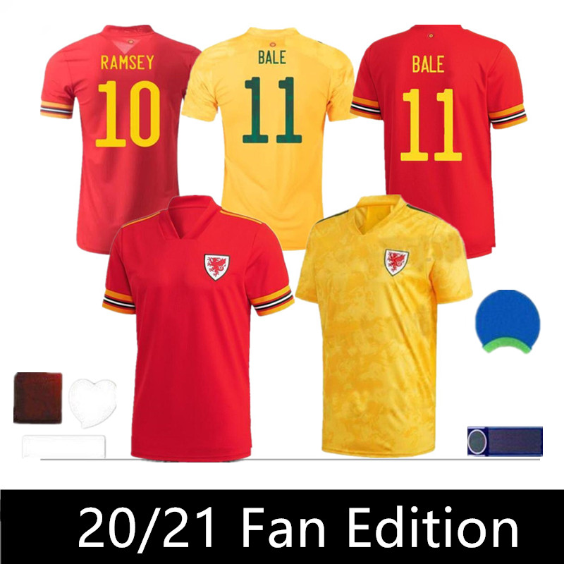 

Fan Edition 2021 Wales soccer jersey 21 22 BALE ALLEN James Ben Davies Wilson camisetas national team football shirts top thailand, Picture