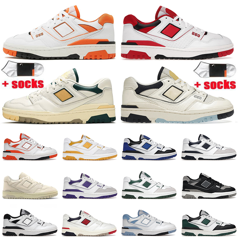 

B550 550 2022 Designer Women Mens Running Casual Shoes bb550 White Grey Auralee Ecru UNC University Blue Black Red Platform Sneakers OG Sports Trainers Size 36-45, No#7 dore white grey 36-45