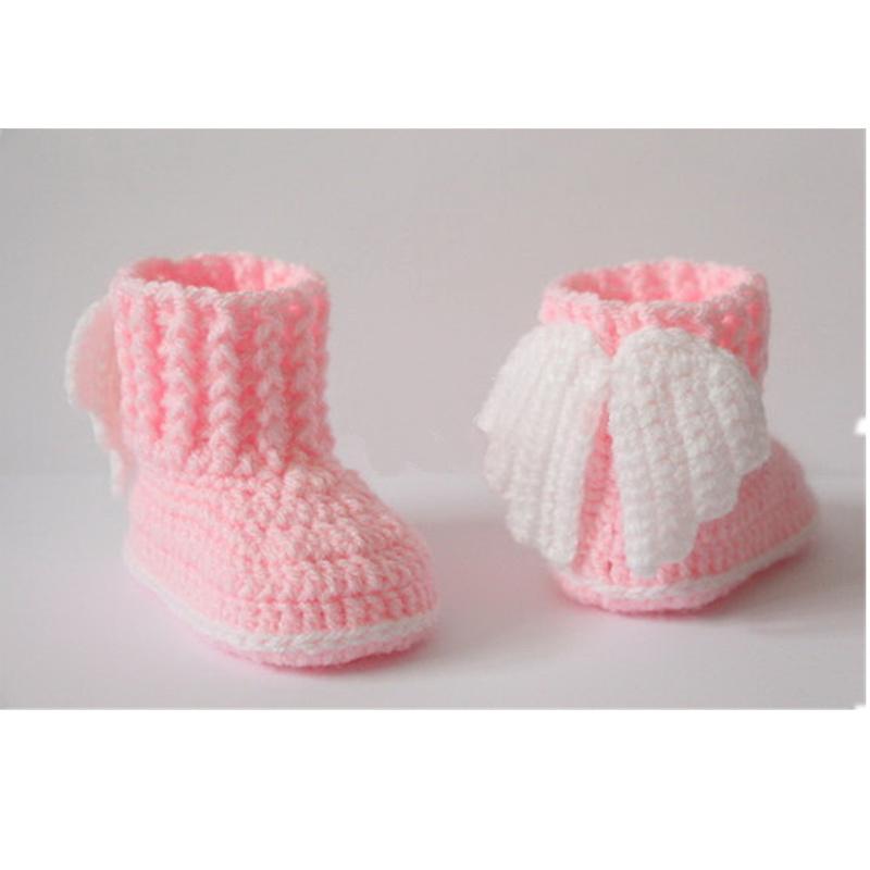 

First Walkers ,Crochet Baby Booties, Shoes, Winter Boots, Socks, Wings, Angel, White, Pink, Shower Gift 10Cm 9cm,11cm