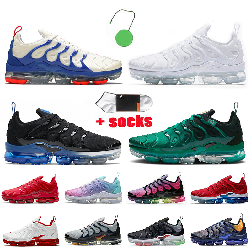 

Vapourmax Big Size US 13 Mens Running Shoes Tn Plus Tns Womens Coconut Milk Hyper Royal Triple White Black Atlanta Worldwide Jog, #28 black volt 40-45
