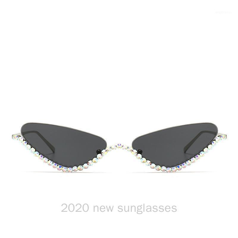 

Sunglasses Diamond Men Cat Glasses Frame Sun For Women Rhinestone Decoration Fashion Eyewear Club NX
