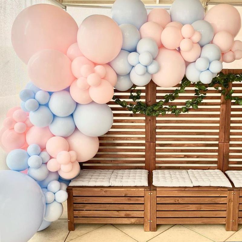 

Party Decoration Macaron Balloons Arch Set Blue And Pink Balloon Garland Wedding Birthday Theme Baby Baptism Shower
