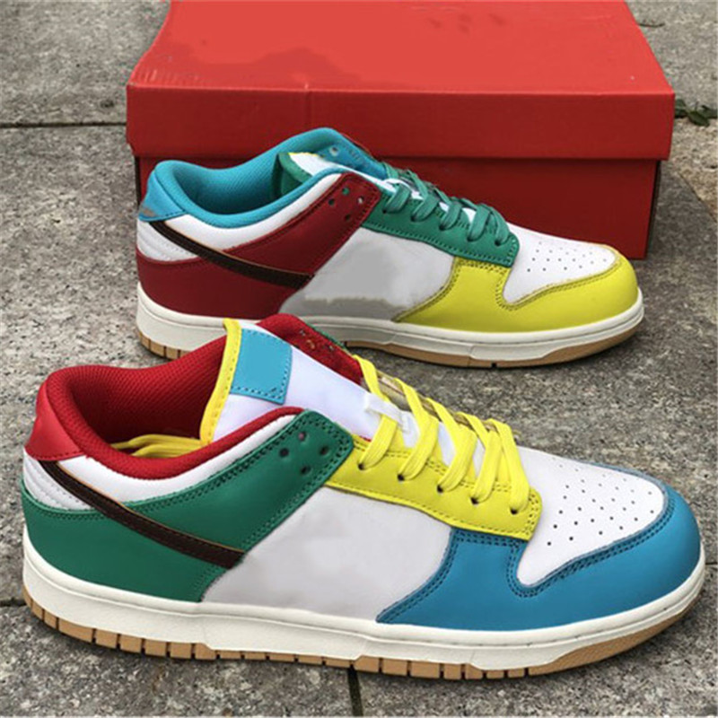 

Dunked SB Low SE Free 99 Shoes Mens Womens White Yellow Red Sneakers EU36-45