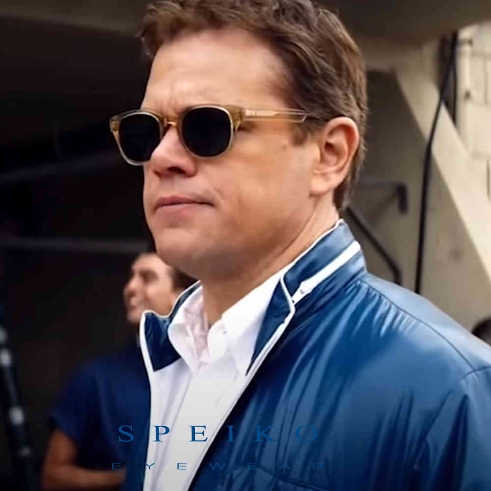

Luxury designer glasses Matt Damon Style Lemtosh Grey Porlarized Lens Professional Customization Myopia Sunglasses Progressive Lenses