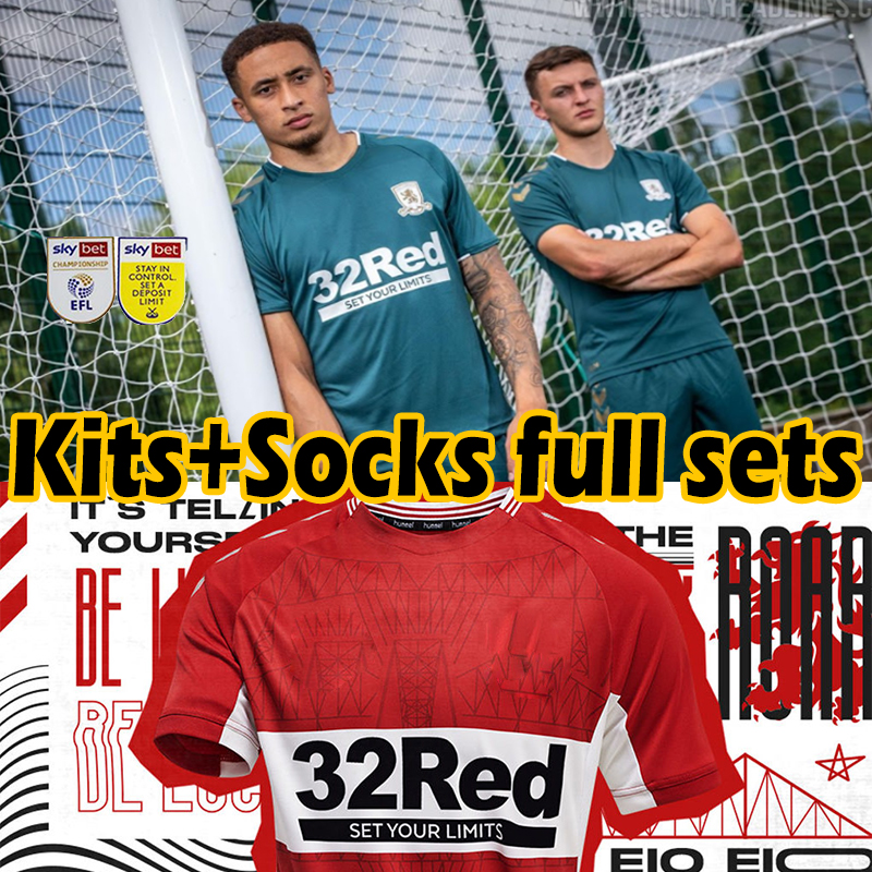 

2021 2022 Men Kids Kits+Socks full sets MIDDleSBRouGH Soccer jerseys 21/22 Ashley Michael Fletcher jersey 11 FLINT 24 WING 26 ASSOMBALONGA football shirts Thai, 21 22 home