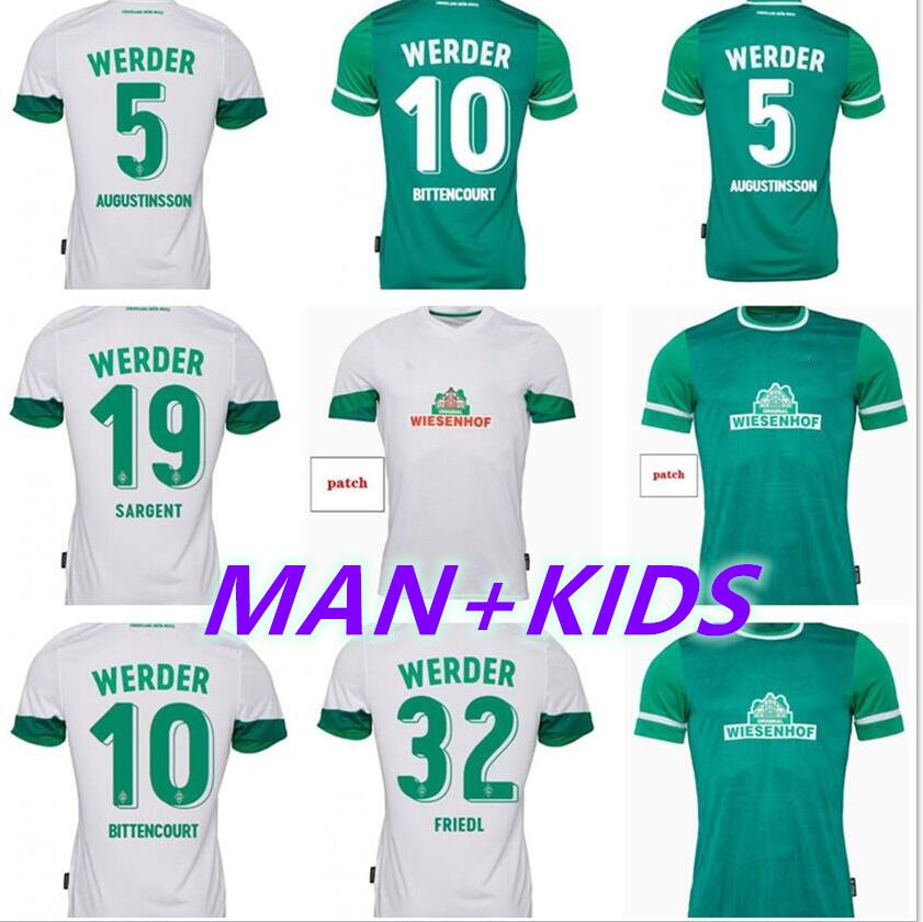 

Man kids kit 21 22 SV Werder Bremen Soccer Jersey terceiros camisas de futebol Inicio Selke RASHICA BARTELS 2021 2022 football shirt