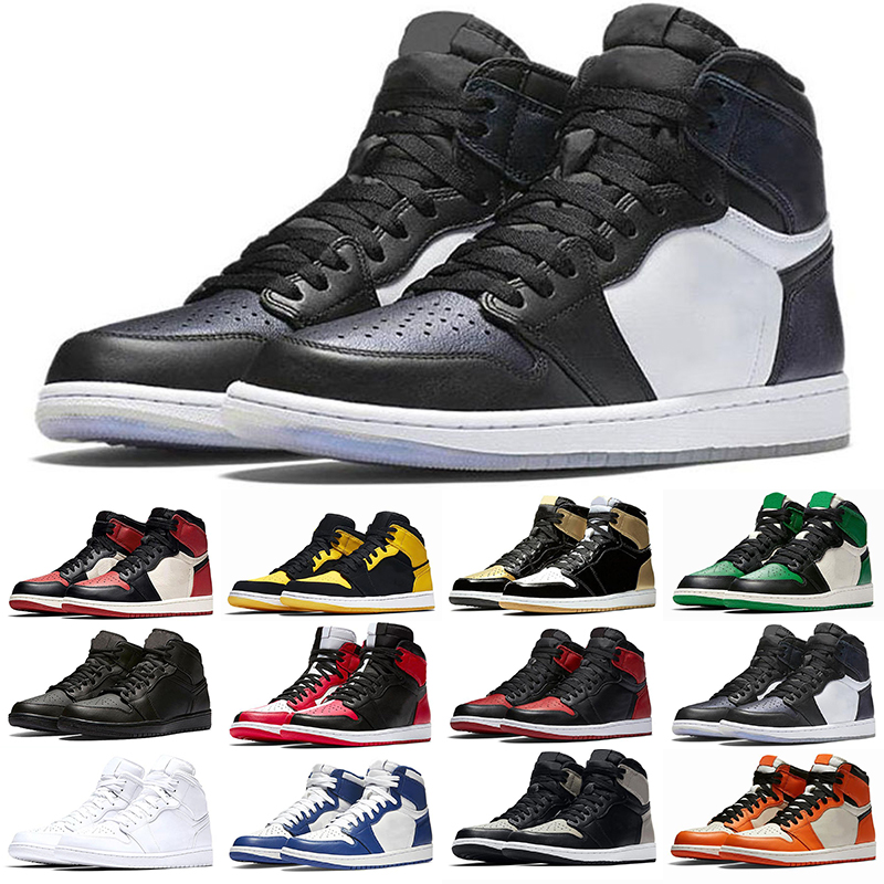 

Basketball Shoes 1s Jumpman 1 Athletics Sneakers Running Shoe For Women Sports Torch Hare Game Royal Pine Green Court, As photo 16
