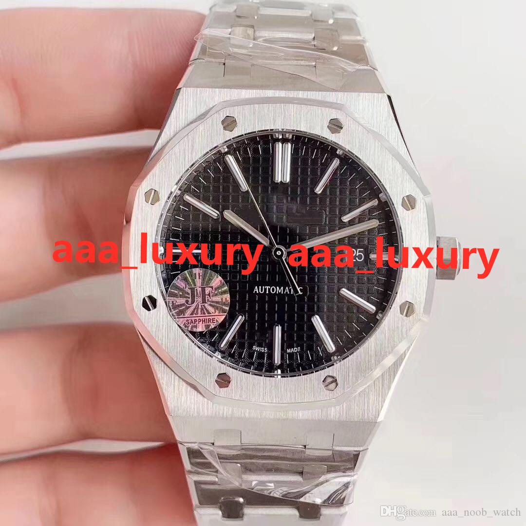 

Jf 15400 montre DE luxe black dial cal.3120 automatic mechanical movement size :41mm*9.8mm original folding button Men's watch, Box