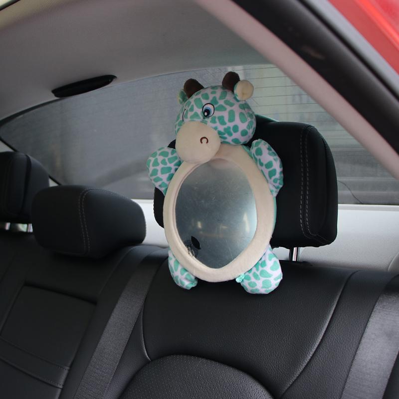

Car Baby Mirror Cute Adjustable Mini Back Seat Headrest Rearview Safety Kids Monitor Facing Rear Ward Infant Other Interior Accessories