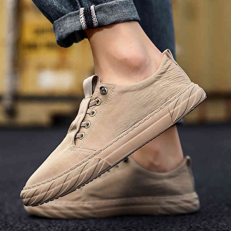 

dress shoes mens casual summer espadrilles fashion canvas breathable slip on loafers for sneakers moccasins drop x3lk, Black