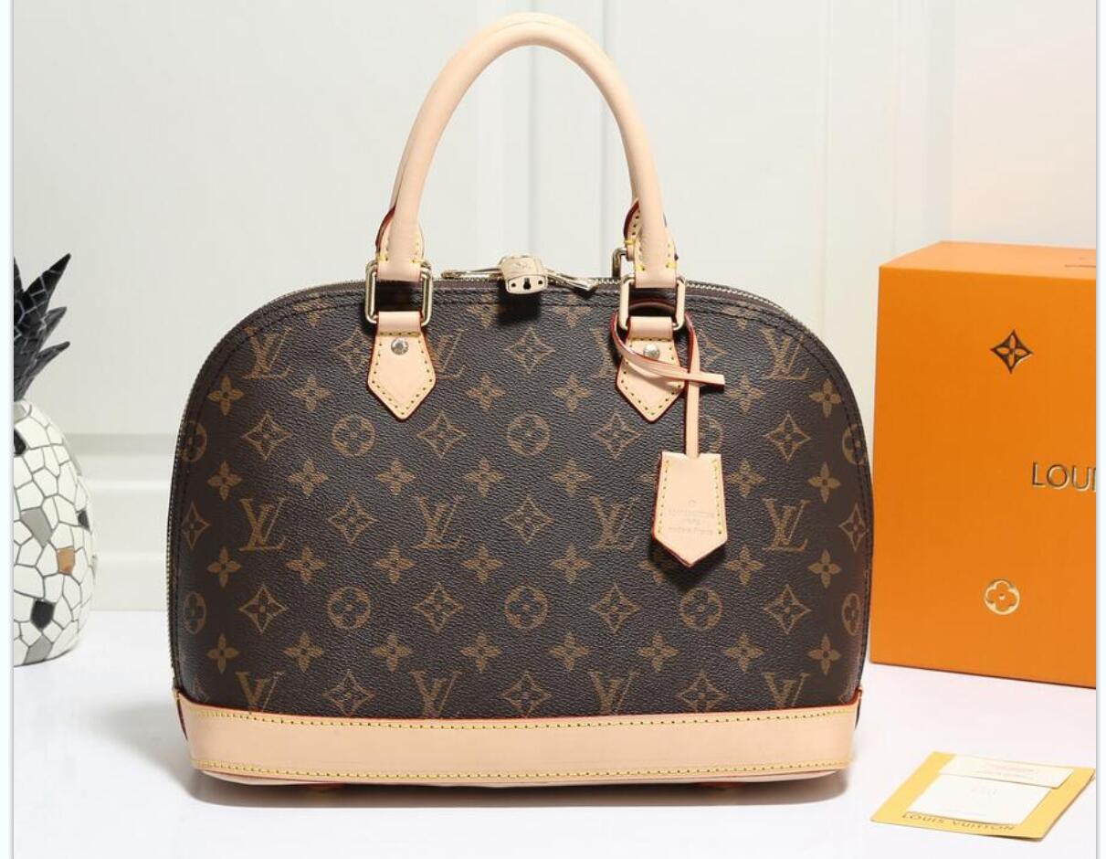 

1-6 LV LOUIS 1 VITTON Alma BB Tote Women Shoulder Bags Messenger Bag Handbags Shell Purse Ladies Cosmetic Crossbodys bags, Red;black